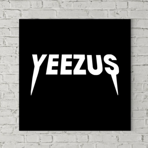 تابلو بوم طرح لوگو آلبوم موسیقی ییزس (YEEZUS)
