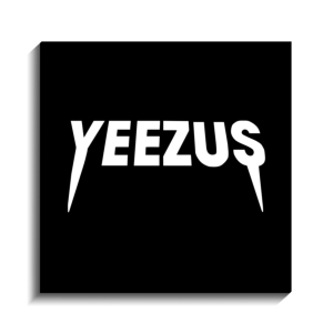 تخته شاسی طرح لوگو آلبوم موسیقی ییزس (YEEZUS)