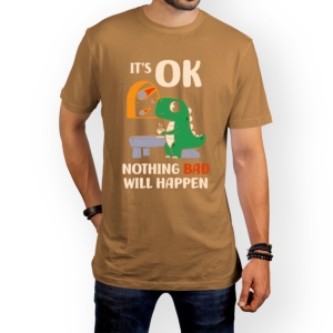 تیشرت طرح اوج خوش خیالی IT IS OK - NOTHING BAD WILL HAPPEN