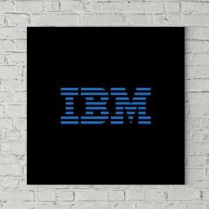 تابلو بوم طرح لوگوی IBM