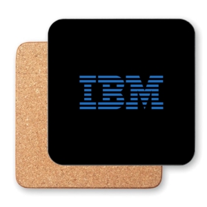زیر لیوانی طرح لوگوی IBM