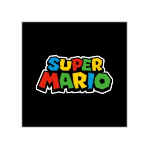 پوستر طرح لوگوی سوپر ماریو (قارچ خور)