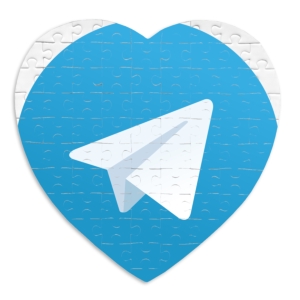 پازل طرح  لوگوی تلگرام