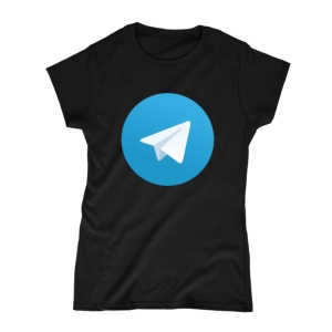 تیشرت طرح  لوگوی تلگرام