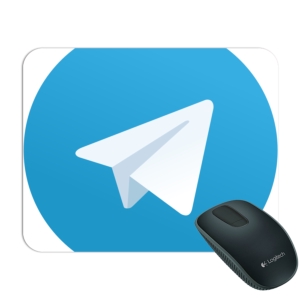 موس‌پد طرح  لوگوی تلگرام