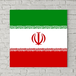 تابلو بوم طرح پرچم ایران