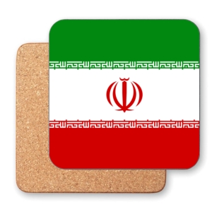 زیر لیوانی طرح پرچم ایران