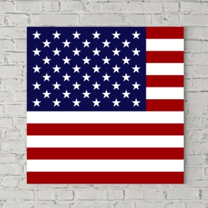 تابلو بوم طرح پرچم آمریکا
