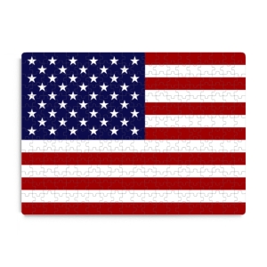 پازل طرح پرچم آمریکا
