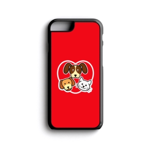 قاب موبایل طرح  عشق سگ و گربه