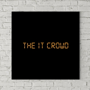 تابلو بوم طرح لوگوی سریال The IT Crowd