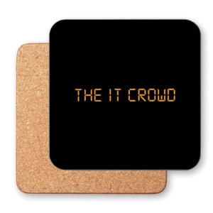 زیر لیوانی طرح لوگوی سریال The IT Crowd