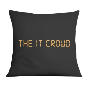 کوسن طرح لوگوی سریال The IT Crowd