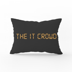 کوسن طرح لوگوی سریال The IT Crowd
