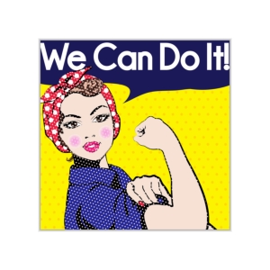 پوستر طرح ما زن‌ها می‌تونیم انجامش بدیم