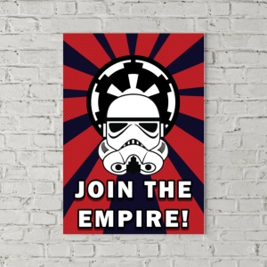تابلو بوم طرح Join the Empire