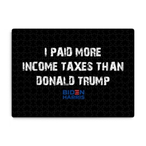 پازل طرح جو بایدن: من مالیات بیشتری از دونالد ترامپ پرداخت کردم