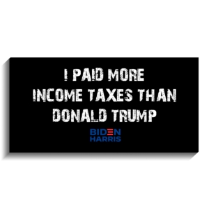 تخته شاسی طرح جو بایدن: من مالیات بیشتری از دونالد ترامپ پرداخت کردم