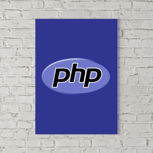 تابلو بوم طرح لوگو زبان برنامه‌نویسی PHP