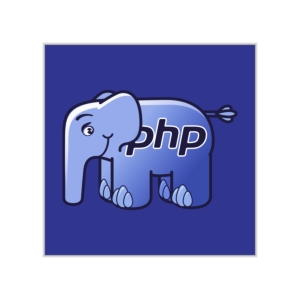پوستر طرح نماد فیل زبان برنامه‌نویسی PHP