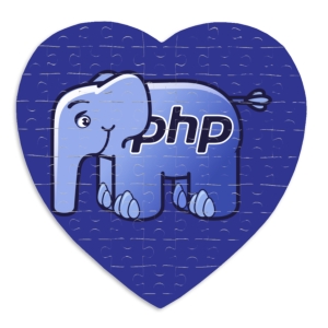 پازل طرح نماد فیل زبان برنامه‌نویسی PHP