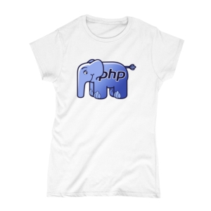 تیشرت طرح نماد فیل زبان برنامه‌نویسی PHP