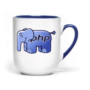 لیوان (ماگ) طرح نماد فیل زبان برنامه‌نویسی PHP