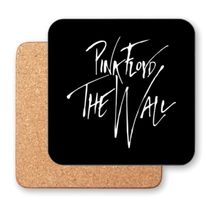زیر لیوانی طرح لوگو گروه موسیقی پینک فلوید برای آلبوم دیوار