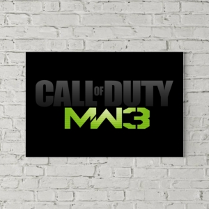 تابلو بوم طرح لوگو بازی Call of Duty Modern Warfare 3
