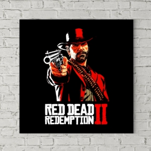 تابلو بوم طرح بازی Red Dead Redemption 2
