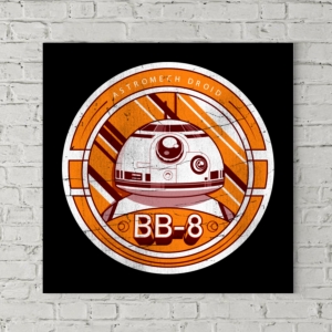 تابلو بوم طرح  مدال BB-8